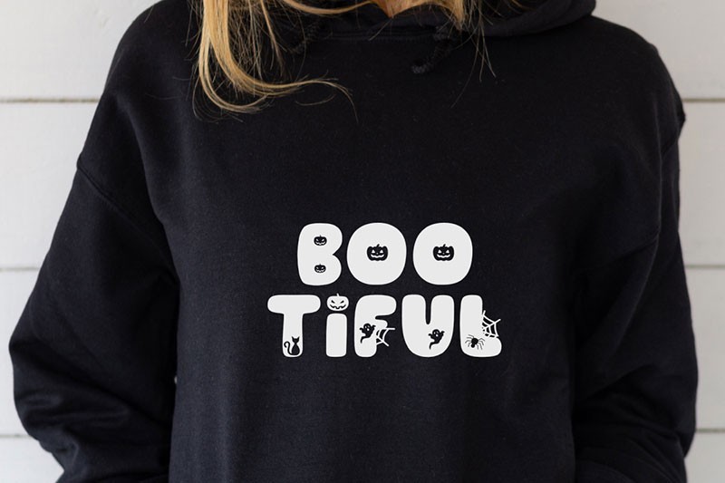 Spooky Witchy万圣节印花字体 设计素材 sucaiwan.com