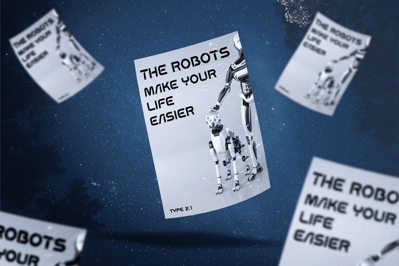 Project 9 未来科技感英文字体 设计素材 sucaiwan.com