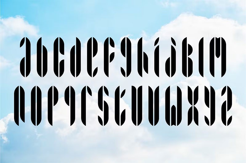 ZOCIN现代时尚英文字体 设计素材 sucaiwan.com