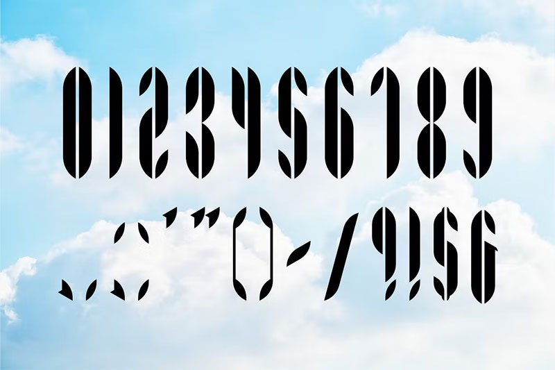 ZOCIN现代时尚英文字体 设计素材 sucaiwan.com