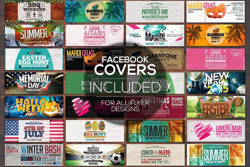 20个国外节日宣传单和广告图设计PSD模板 设计素材 sucaiwan.com