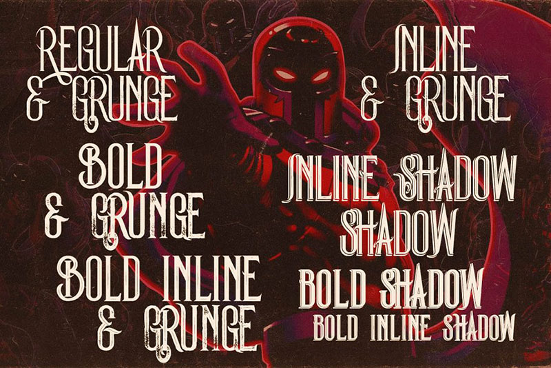 10款奇幻风格英文字体合集 设计素材 第2张-素材湾丨精选海外优质设计素材资源 10款奇幻风格英文字体合集 设计素材 sucaiwan.com