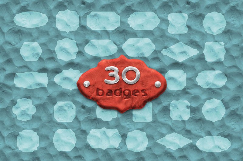 96种仿橡皮泥纹理PS样式PSD ASL ATN格式 插件预设 sucaiwan.com