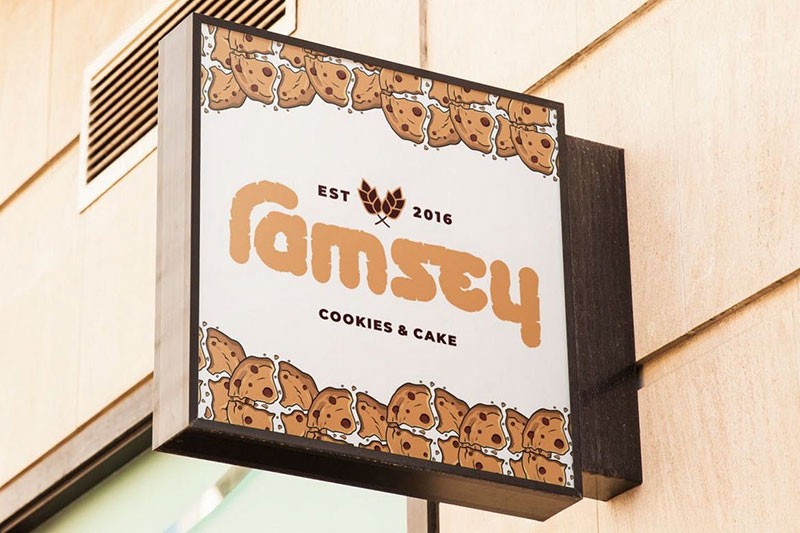 Crunchy Cookies饼干英文字体 设计素材 sucaiwan.com