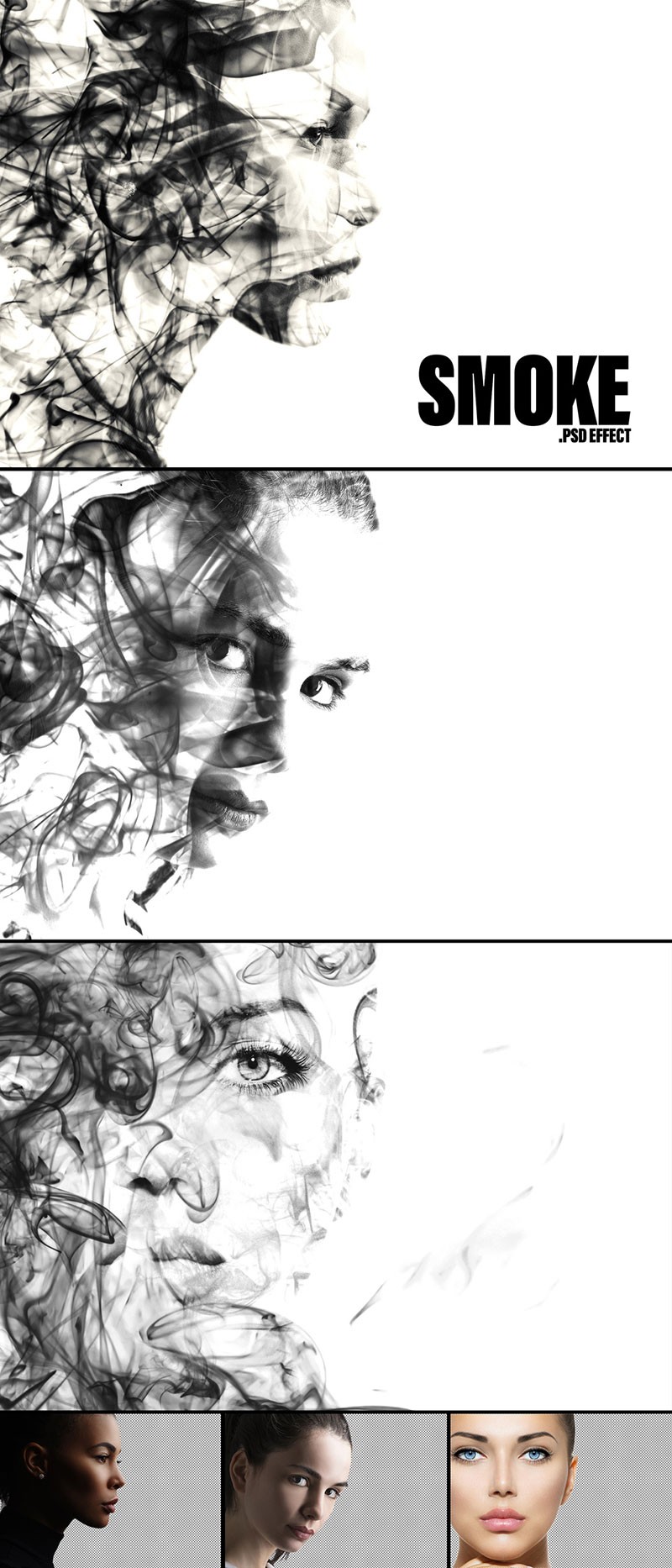 抽象烟雾摄影艺术效果PS图层样式 插件预设 sucaiwan.com