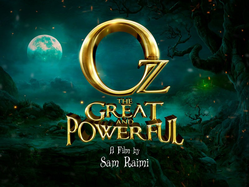 《魔境仙踪》电影海报文字特效PS图层样式 设计素材 sucaiwan.com