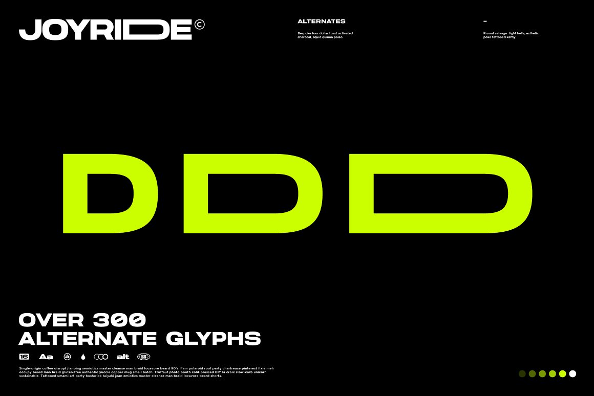 极简海报可变宽度无衬线英文字体 Joyride Extended Typeface 设计素材 sucaiwan.com