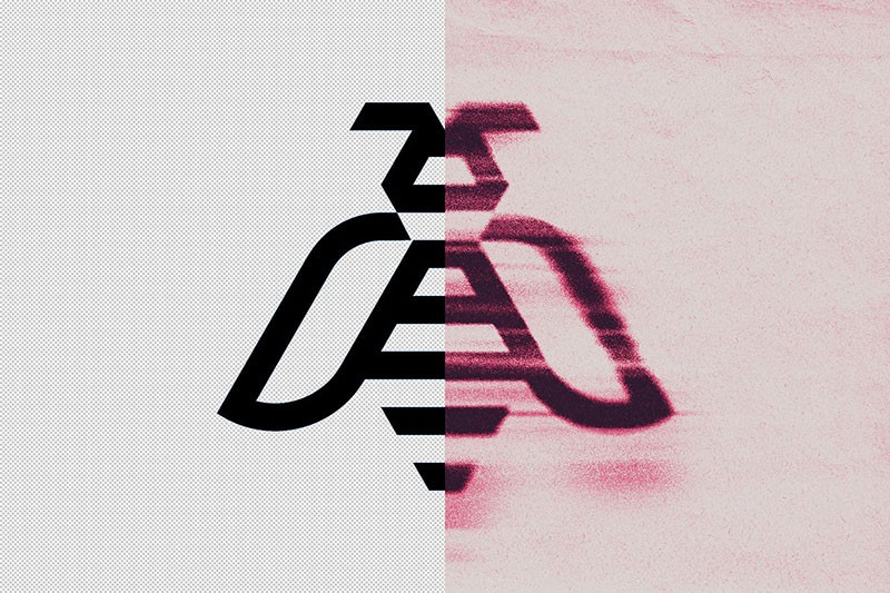 超酷的扭曲拖影特效PS图层样式 插件预设 sucaiwan.com