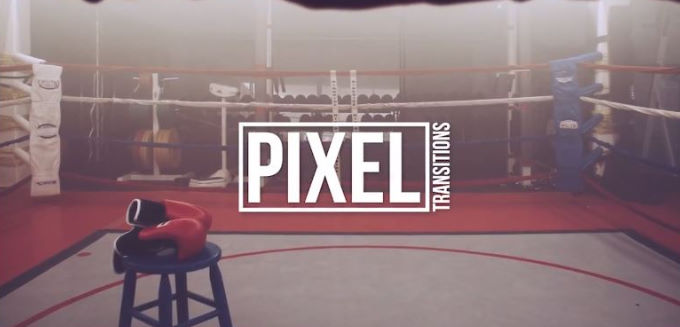 PR预设：像素化转场过渡包+音效素材 Pixel Transitions + Music – Premiere Pro 插件预设 sucaiwan.com