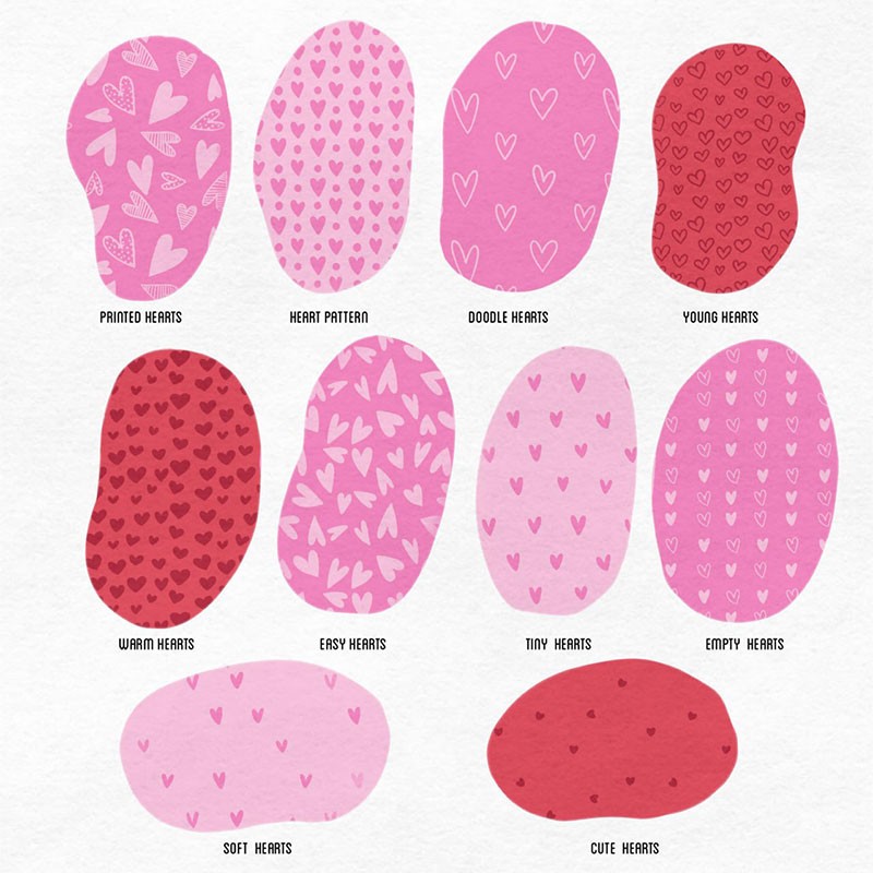 80个浪漫爱心主题Procreate笔刷套装 笔刷资源 sucaiwan.com