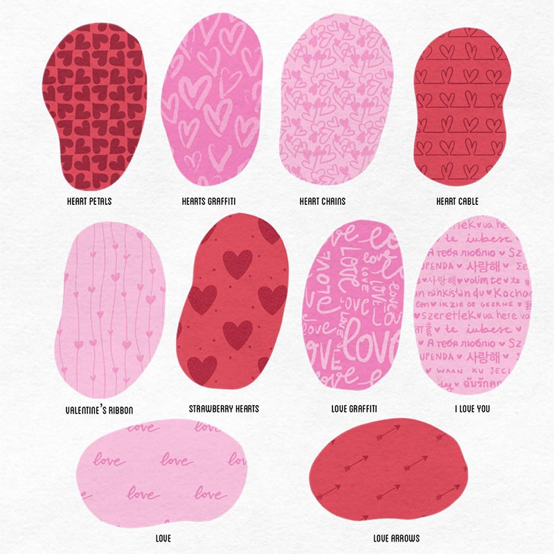 80个浪漫爱心主题Procreate笔刷套装 笔刷资源 sucaiwan.com