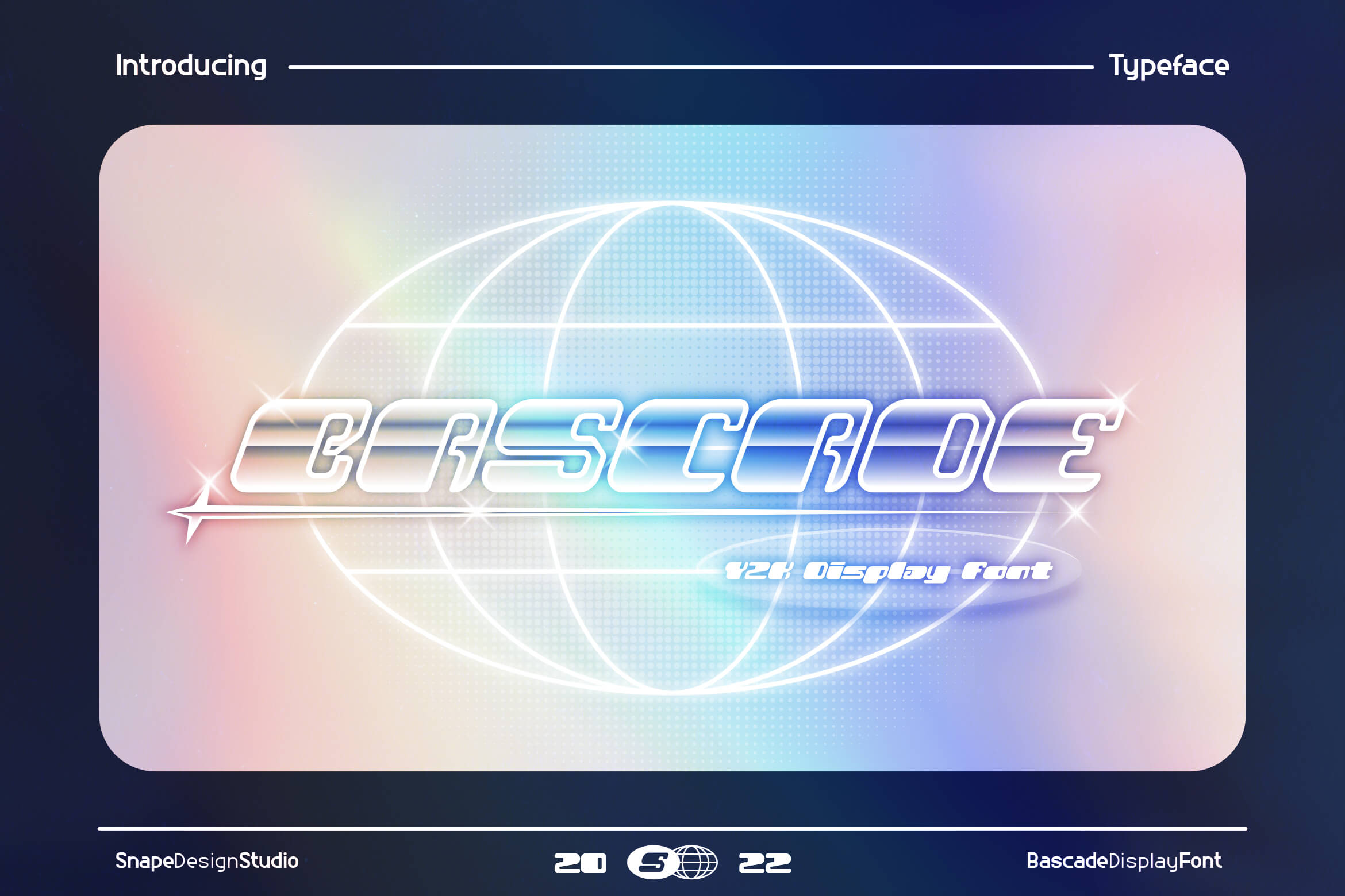 千禧年复古主义Y2K风格海报标题粗体英文字体 Bascade 设计素材 第1张-素材湾丨精选海外优质设计素材资源 千禧年复古主义Y2K风格海报标题粗体英文字体 Bascade 设计素材 sucaiwan.com