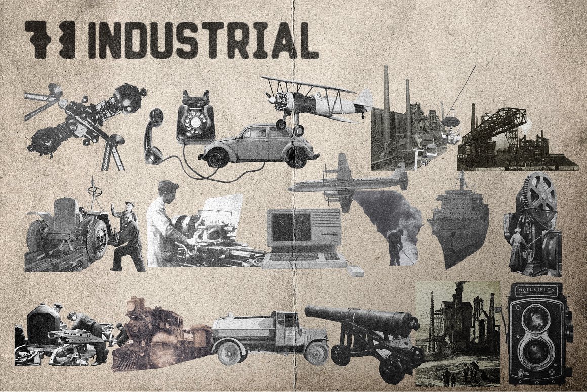 1100多个复古废土风格灾难片风格建筑主义工业机器艺术拼贴PNG素材包 The-Constructivist-Pack-Graphics 图片素材 第5张-素材湾丨精选海外优质设计素材资源 1100多个复古废土风格灾难片风格建筑主义工业机器艺术拼贴PNG素材包 The-Constructivist-Pack-Graphics 图片素材 sucaiwan.com