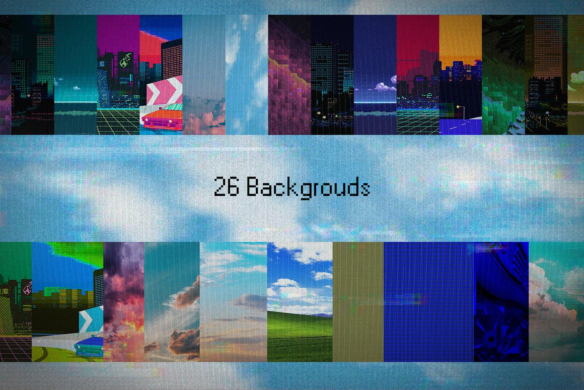 复古主义WIN95旧计算机创意设计图标窗口表情符号创造者PNG素材包 Old-PC-design-Creato 图片素材 sucaiwan.com