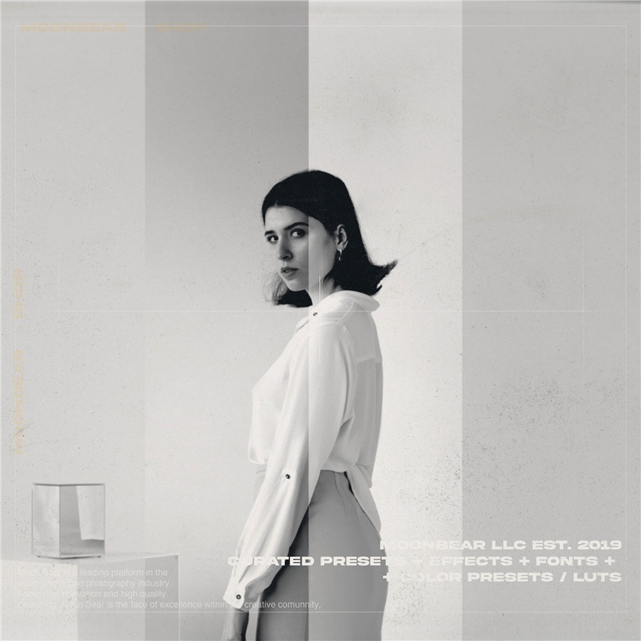 Moonbear 26种复古质感干净胶片色LR预设+LUTS调色预设包 REQUISITE 插件预设 sucaiwan.com