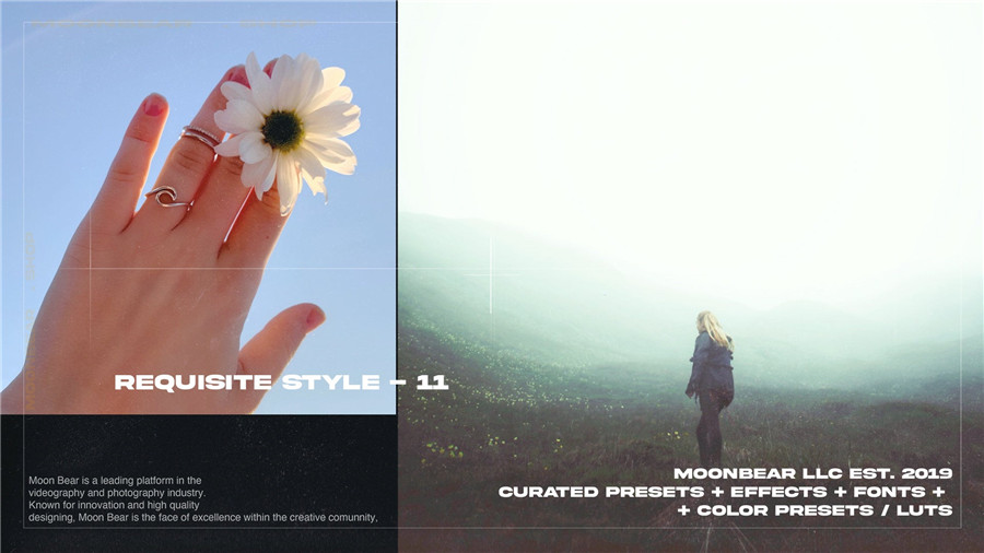 Moonbear 26种复古质感干净胶片色LR预设+LUTS调色预设包 REQUISITE 插件预设 sucaiwan.com
