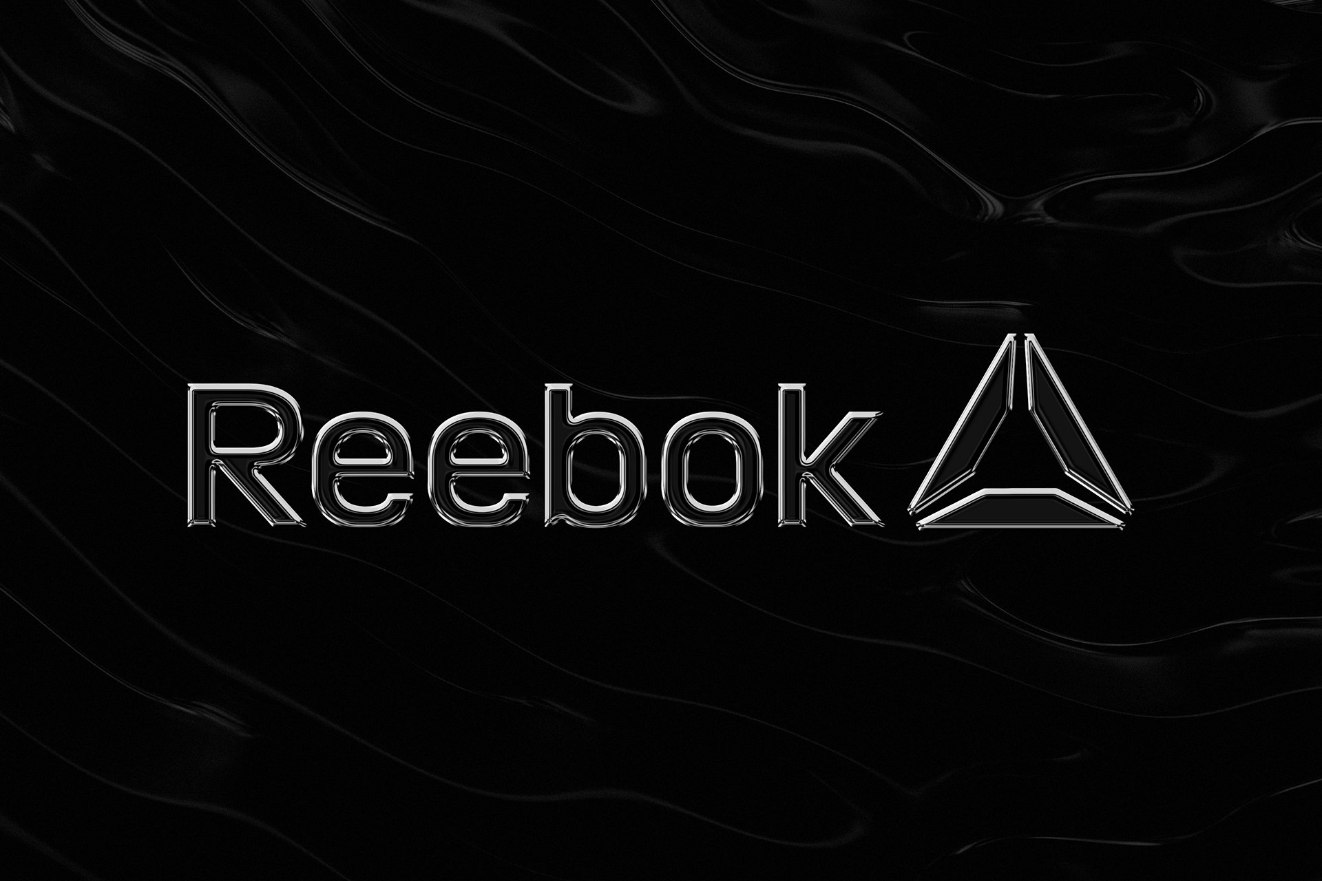 Divided 酸性金属镀铬文字失真图层样式PSD样机模板 Chrome 样机素材 sucaiwan.com