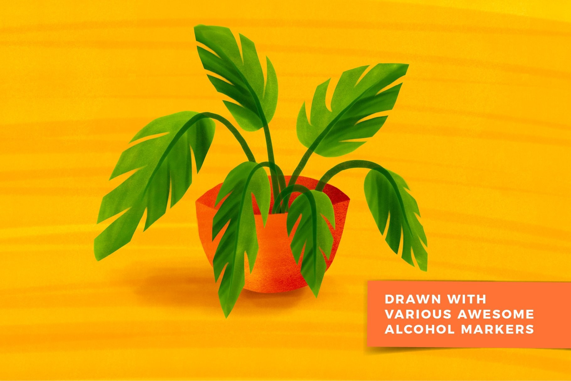 超棒的马克笔效果Procreate画笔 笔刷资源 sucaiwan.com