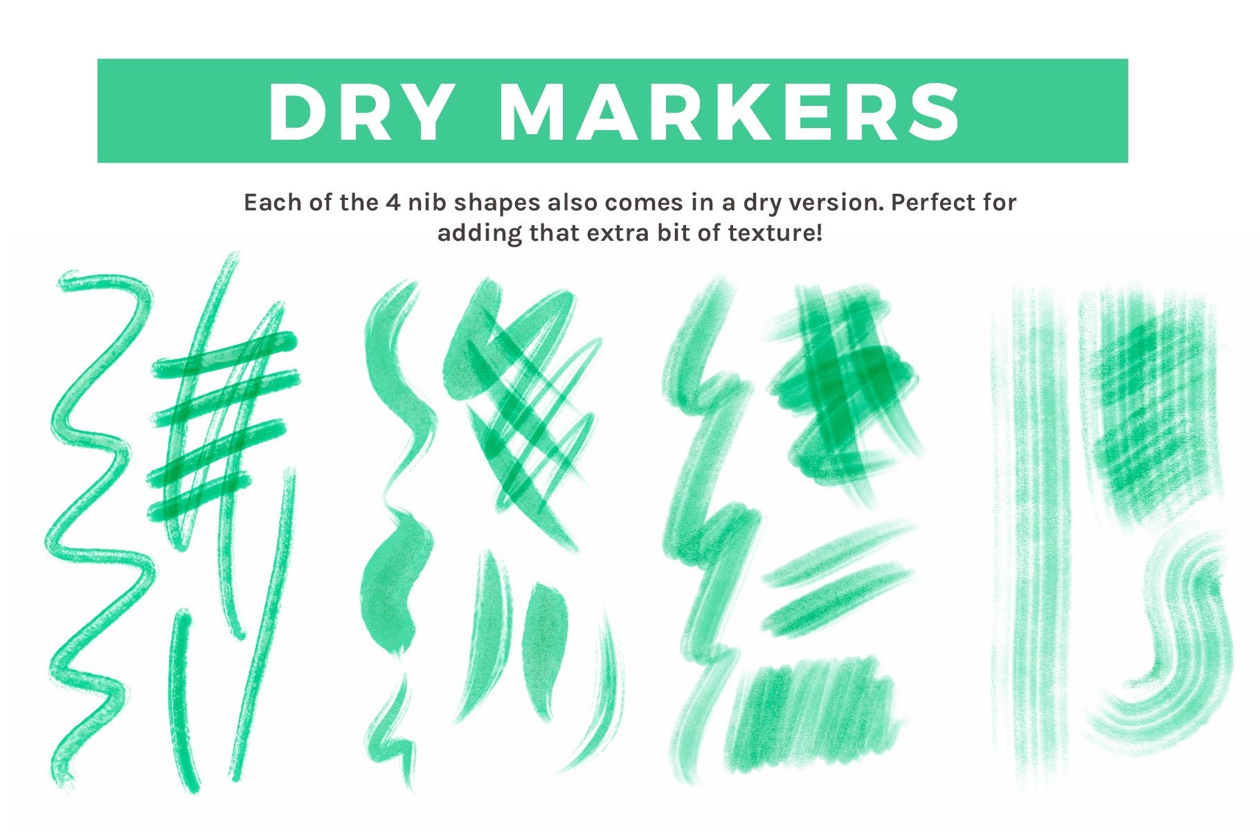 超棒的马克笔效果Procreate画笔 笔刷资源 sucaiwan.com