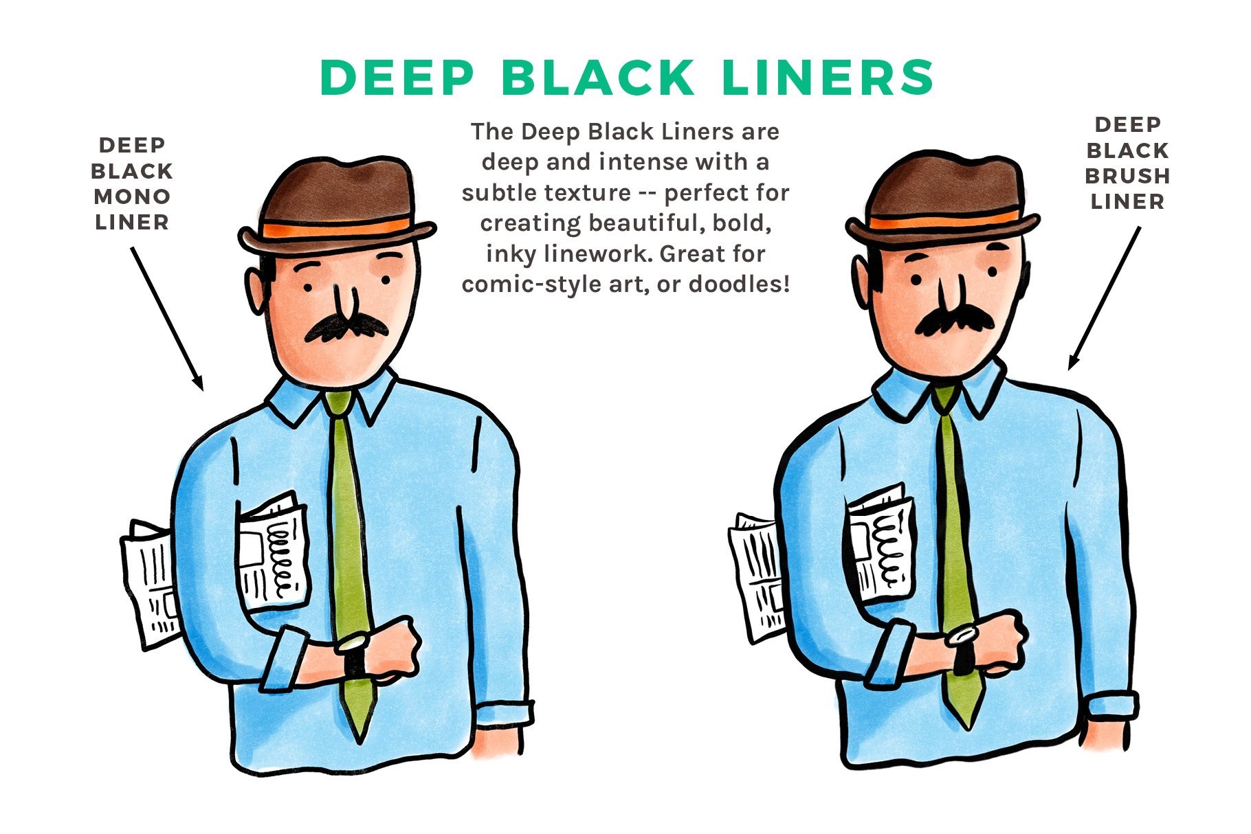 超棒的马克笔效果Procreate画笔 笔刷资源 sucaiwan.com