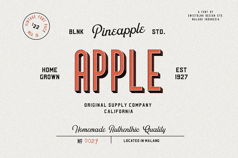 35款国外优质英文字体合集 设计素材 sucaiwan.com