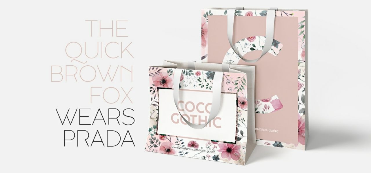 Coco Gothic时尚现代英文字体 设计素材 sucaiwan.com