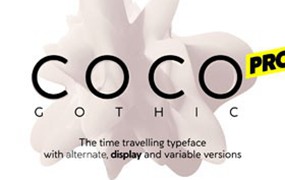 Coco Gothic时尚现代英文字体