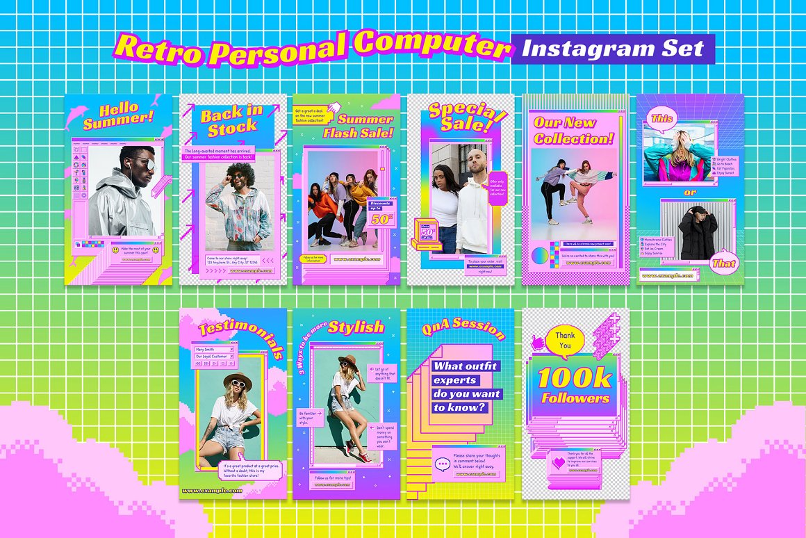 Aiyari Graphic 10个复古WIN95个人电脑INS风竖屏对话框弹窗PSD模板包 Retro Personal Computer Instagram 样机素材 第4张-素材湾丨精选海外优质设计素材资源 Aiyari Graphic 10个复古WIN95个人电脑INS风竖屏对话框弹窗PSD模板包 Retro Personal Computer Instagram 样机素材 sucaiwan.com
