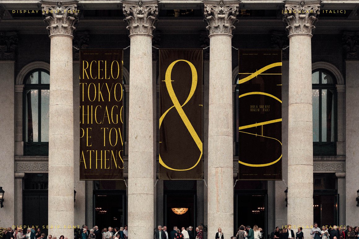 文艺情绪电影质感艺术手绘笔刷海报品牌标题婚礼请柬海报排版LOGO衬线字体 Galderon A Display Serif Font . 第4张-素材湾丨精选海外优质设计素材资源 文艺情绪电影质感艺术手绘笔刷海报品牌标题婚礼请柬海报排版LOGO衬线字体 Galderon A Display Serif Font . sucaiwan.com