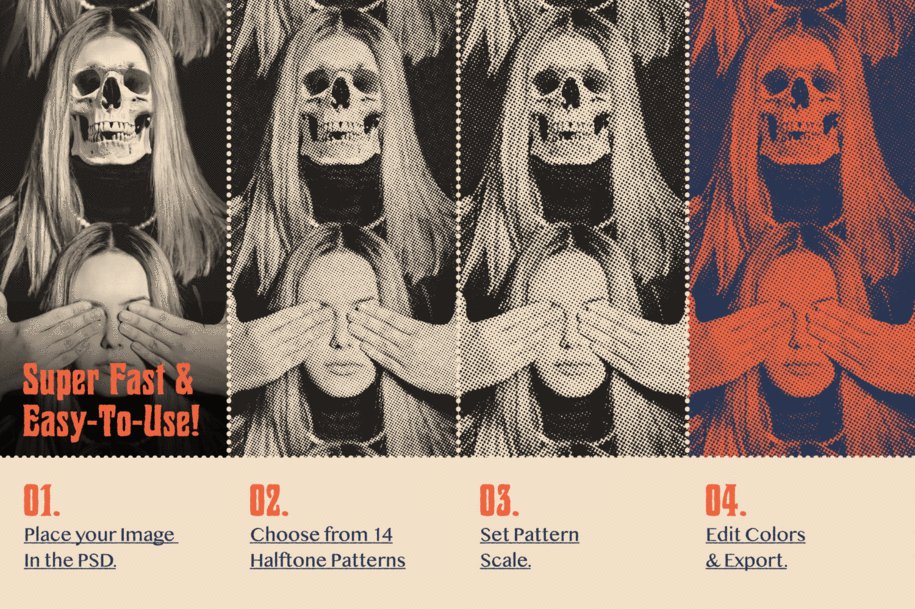 90年代复印氛围老式半色调颗粒感杂志图像处理PSD样机套件 Halftone Zine Machine 样机素材 第4张-素材湾丨精选海外优质设计素材资源 90年代复印氛围老式半色调颗粒感杂志图像处理PSD样机套件 Halftone Zine Machine 样机素材 sucaiwan.com