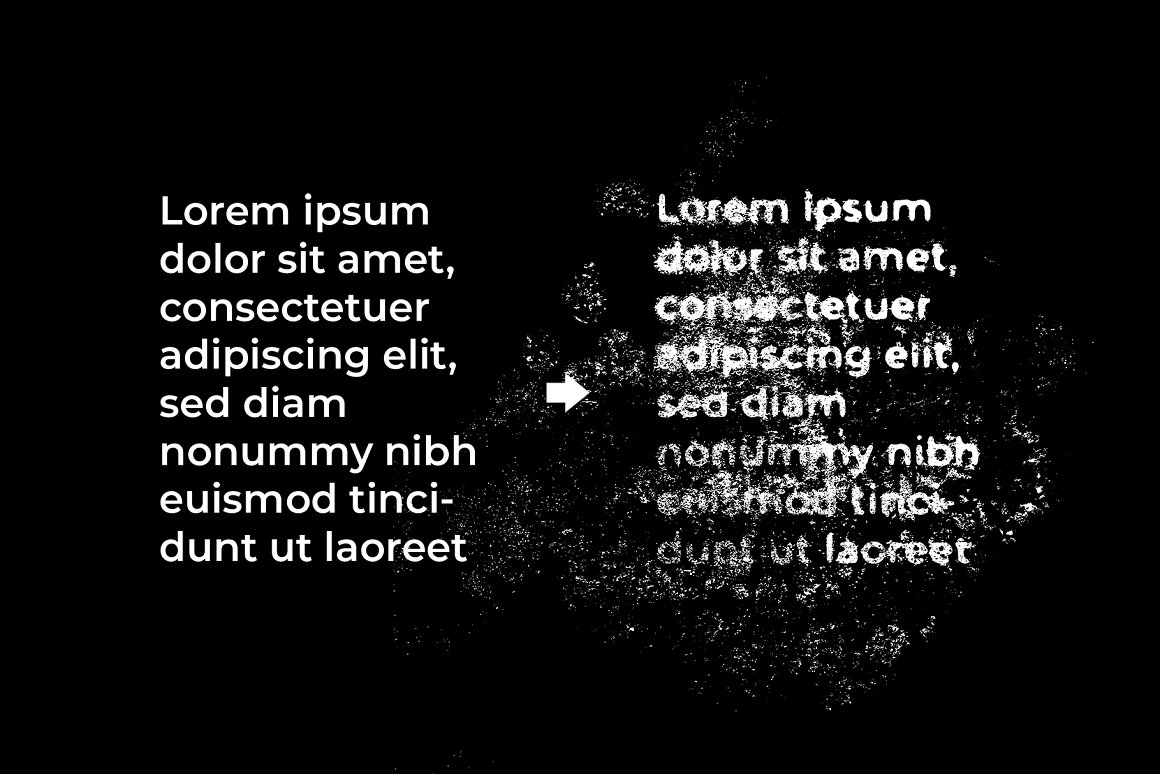 潮流复古做旧磨损飞溅文字PS样机模板 Design syndrome Distress Generator 样机素材 sucaiwan.com