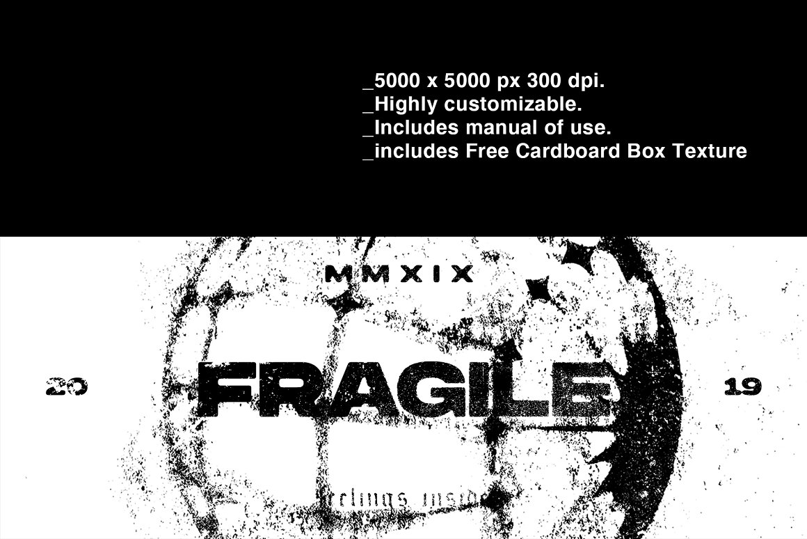 潮流复古做旧磨损飞溅文字PS样机模板 Design syndrome Distress Generator 样机素材 sucaiwan.com