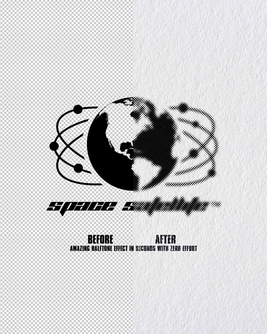 高分辨率一键式文本徽标量图模拟半色调制作器PS动作 Alex One Click Boutique Analog Halftone Maker 插件预设 第1张-素材湾丨精选海外优质设计素材资源 高分辨率一键式文本徽标量图模拟半色调制作器PS动作 Alex One Click Boutique Analog Halftone Maker 插件预设 sucaiwan.com