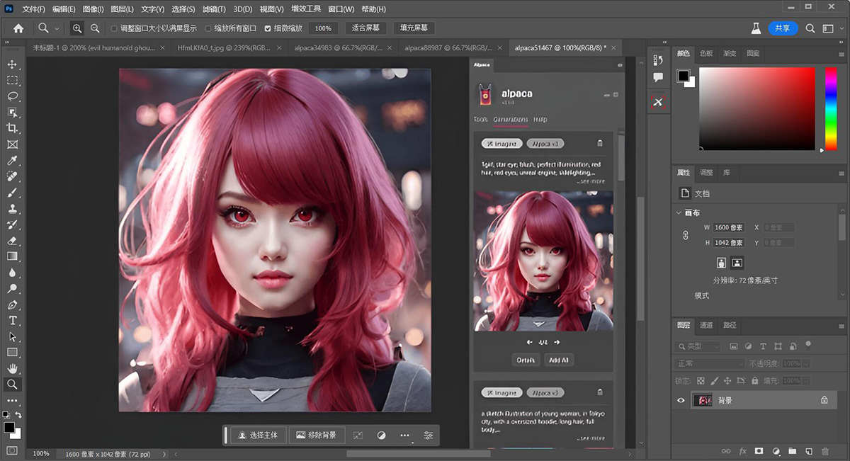 PS插件:PS beta 超强插件Alpaca AI v2.8.1中文汉化版附安装教程免费下载 羊驼插件线稿自动上色/扩展填充/放大修复支持PS 2021-2023 beta 插件预设 第5张-素材湾丨精选海外优质设计素材资源 PS插件:PS beta 超强插件Alpaca AI v2.8.1中文汉化版附安装教程免费下载 羊驼插件线稿自动上色/扩展填充/放大修复支持PS 2021-2023 beta 插件预设 sucaiwan.com