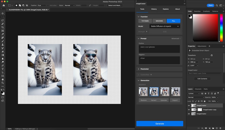 PS插件:PS嵌入Stable Diffusion插件Alkaid.art(ImageCreator) win/mac支持PS Beta 24.7及以上 支持各类大模型/无任何限制 插件预设 第5张-素材湾丨精选海外优质设计素材资源 PS插件:PS嵌入Stable Diffusion插件Alkaid.art(ImageCreator) win/mac支持PS Beta 24.7及以上 支持各类大模型/无任何限制 插件预设 sucaiwan.com