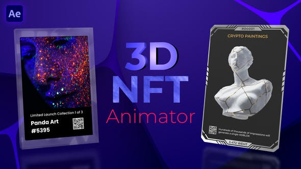 AE模板:全息未来主义3DNFT数字艺术展示动画师 3d-nft-animator 插件预设 第1张-素材湾丨精选海外优质设计素材资源 AE模板:全息未来主义3DNFT数字艺术展示动画师 3d-nft-animator 插件预设 sucaiwan.com