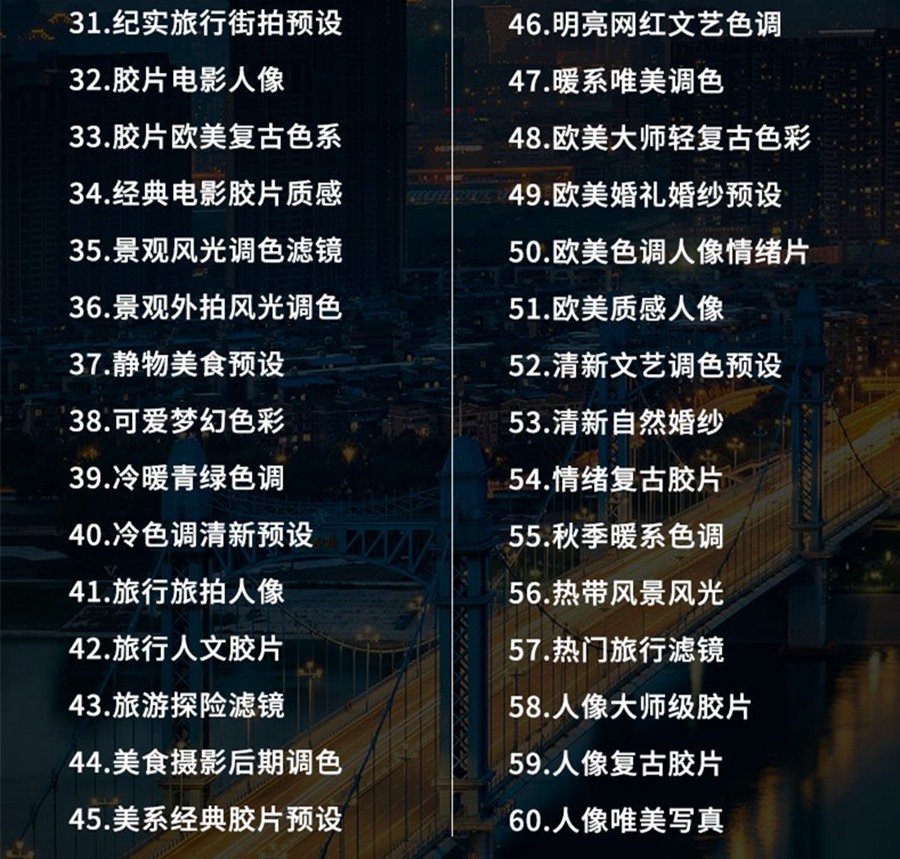 luts视频调色预设大全 . sucaiwan.com