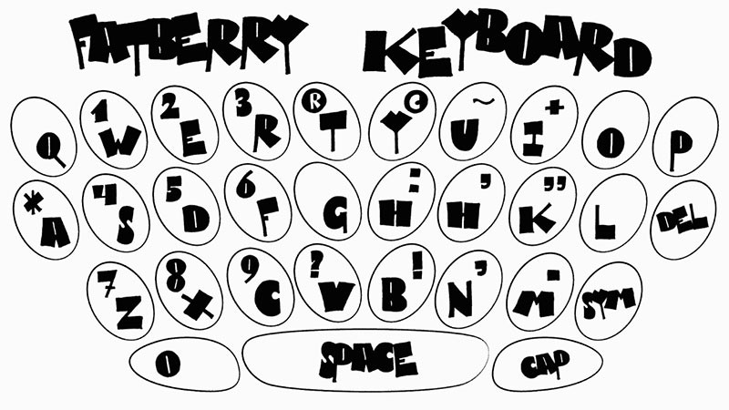 Carton Fat Face厚重卡通英文字体，免费可商用 设计素材 sucaiwan.com