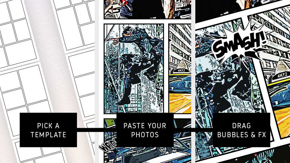 美式黑白彩色漫画漫画书创作者漫画排版框PSD样机模板 Comic Book Creator Bundle 样机素材 第4张-素材湾丨精选海外优质设计素材资源 美式黑白彩色漫画漫画书创作者漫画排版框PSD样机模板 Comic Book Creator Bundle 样机素材 sucaiwan.com