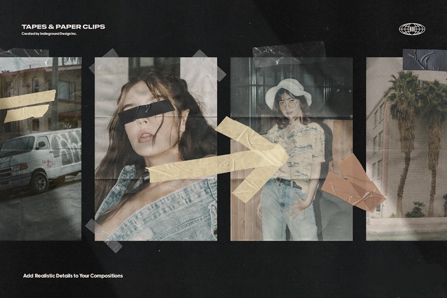 高级复古美学艺术感手工胶带回形针扫描撕纸PNG纹理包 Indieground Tapes & Paper Clips 图片素材 第2张-素材湾丨精选海外优质设计素材资源 高级复古美学艺术感手工胶带回形针扫描撕纸PNG纹理包 Indieground Tapes & Paper Clips 图片素材 sucaiwan.com