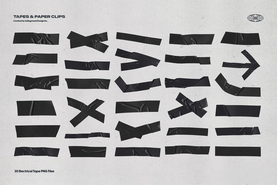 高级复古美学艺术感手工胶带回形针扫描撕纸PNG纹理包 Indieground Tapes & Paper Clips 图片素材 第4张-素材湾丨精选海外优质设计素材资源 高级复古美学艺术感手工胶带回形针扫描撕纸PNG纹理包 Indieground Tapes & Paper Clips 图片素材 sucaiwan.com