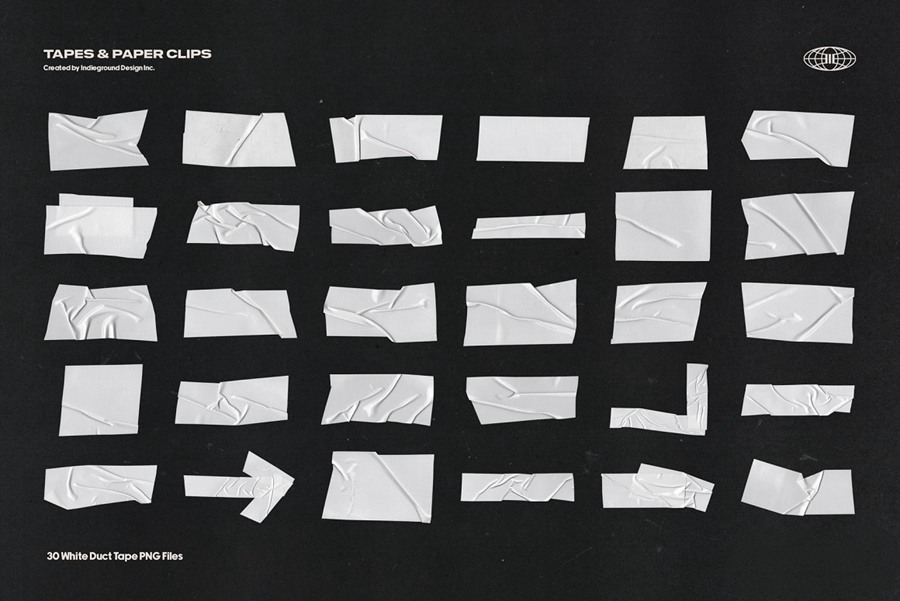 高级复古美学艺术感手工胶带回形针扫描撕纸PNG纹理包 Indieground Tapes & Paper Clips 图片素材 第5张-素材湾丨精选海外优质设计素材资源 高级复古美学艺术感手工胶带回形针扫描撕纸PNG纹理包 Indieground Tapes & Paper Clips 图片素材 sucaiwan.com