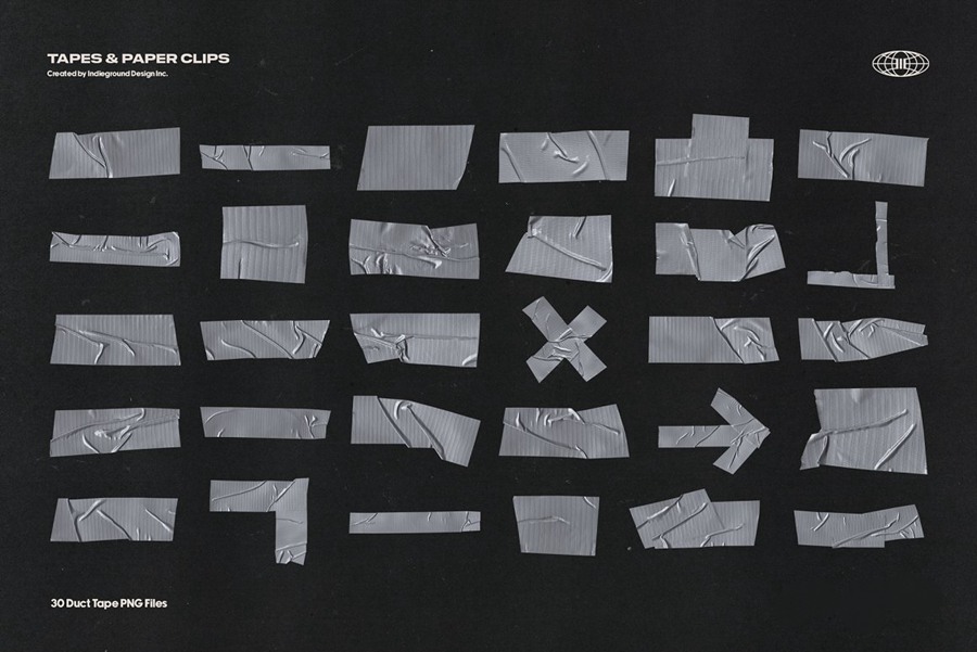 高级复古美学艺术感手工胶带回形针扫描撕纸PNG纹理包 Indieground Tapes & Paper Clips 图片素材 第9张-素材湾丨精选海外优质设计素材资源 高级复古美学艺术感手工胶带回形针扫描撕纸PNG纹理包 Indieground Tapes & Paper Clips 图片素材 sucaiwan.com