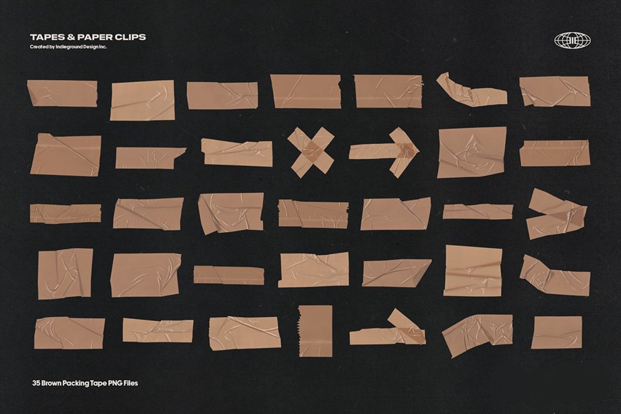 高级复古美学艺术感手工胶带回形针扫描撕纸PNG纹理包 Indieground Tapes & Paper Clips 图片素材 第10张-素材湾丨精选海外优质设计素材资源 高级复古美学艺术感手工胶带回形针扫描撕纸PNG纹理包 Indieground Tapes & Paper Clips 图片素材 sucaiwan.com