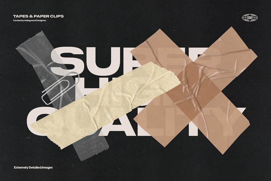 高级复古美学艺术感手工胶带回形针扫描撕纸PNG纹理包 Indieground Tapes & Paper Clips 图片素材 第11张-素材湾丨精选海外优质设计素材资源 高级复古美学艺术感手工胶带回形针扫描撕纸PNG纹理包 Indieground Tapes & Paper Clips 图片素材 sucaiwan.com