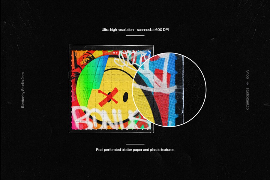 纹理逼真的超高分辨率印迹纸塑料纹理穿孔印迹纸PSD样机模型 Studio 2am – Blotter 样机素材 第5张-素材湾丨精选海外优质设计素材资源 纹理逼真的超高分辨率印迹纸塑料纹理穿孔印迹纸PSD样机模型 Studio 2am – Blotter 样机素材 sucaiwan.com