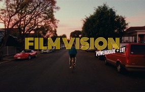 SERR 达芬奇复古16/35mm胶片仿真商业级颜色分级预设包 FILMVISION POWERGRADE + LUT