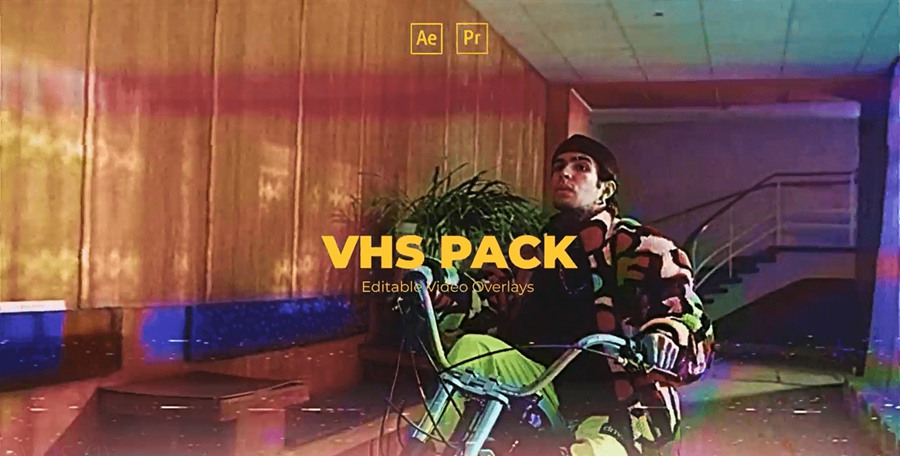 高级逼真复古颗粒故障置换VHS磨砂电视雪花视频素材+AE模板&PR模板 AEJuice VHS Pack 影视音频 第2张-素材湾丨精选海外优质设计素材资源 高级逼真复古颗粒故障置换VHS磨砂电视雪花视频素材+AE模板&PR模板 AEJuice VHS Pack 影视音频 sucaiwan.com
