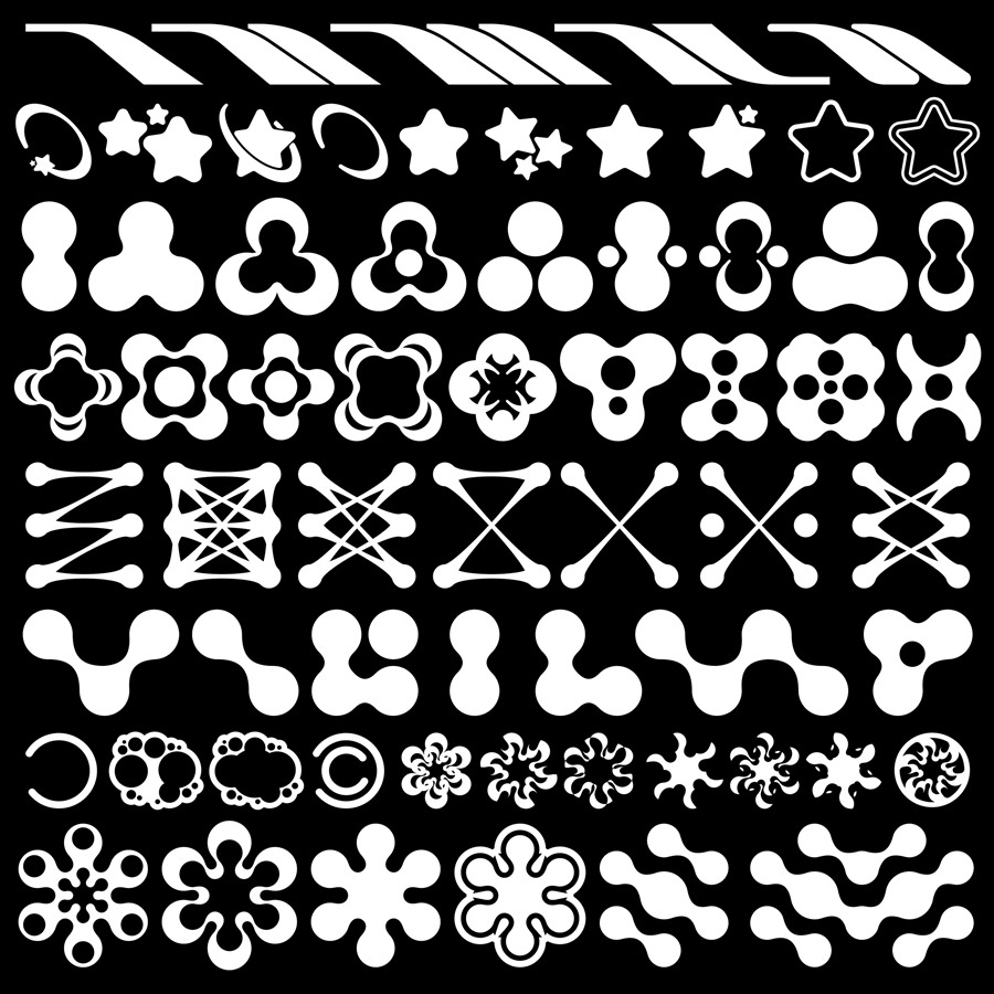 Hvnter 350种暗黑Y2K风格运动抽象几何图标矢量图形设计包 ICON BUNDLE 图标素材 第2张-素材湾丨精选海外优质设计素材资源 Hvnter 350种暗黑Y2K风格运动抽象几何图标矢量图形设计包 ICON BUNDLE 图标素材 sucaiwan.com