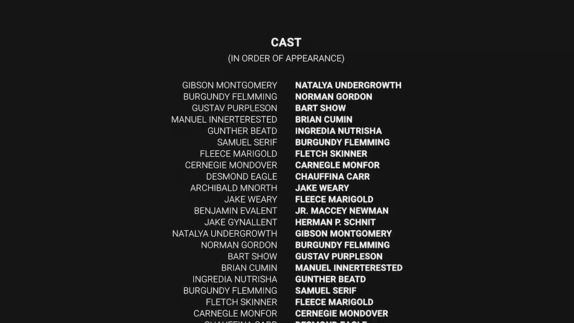 FCPX插件:电影演职人员文字标题片头片尾滚动字幕动画效果模板 Film Credits Pack . 第4张-素材湾丨精选海外优质设计素材资源 FCPX插件:电影演职人员文字标题片头片尾滚动字幕动画效果模板 Film Credits Pack . sucaiwan.com